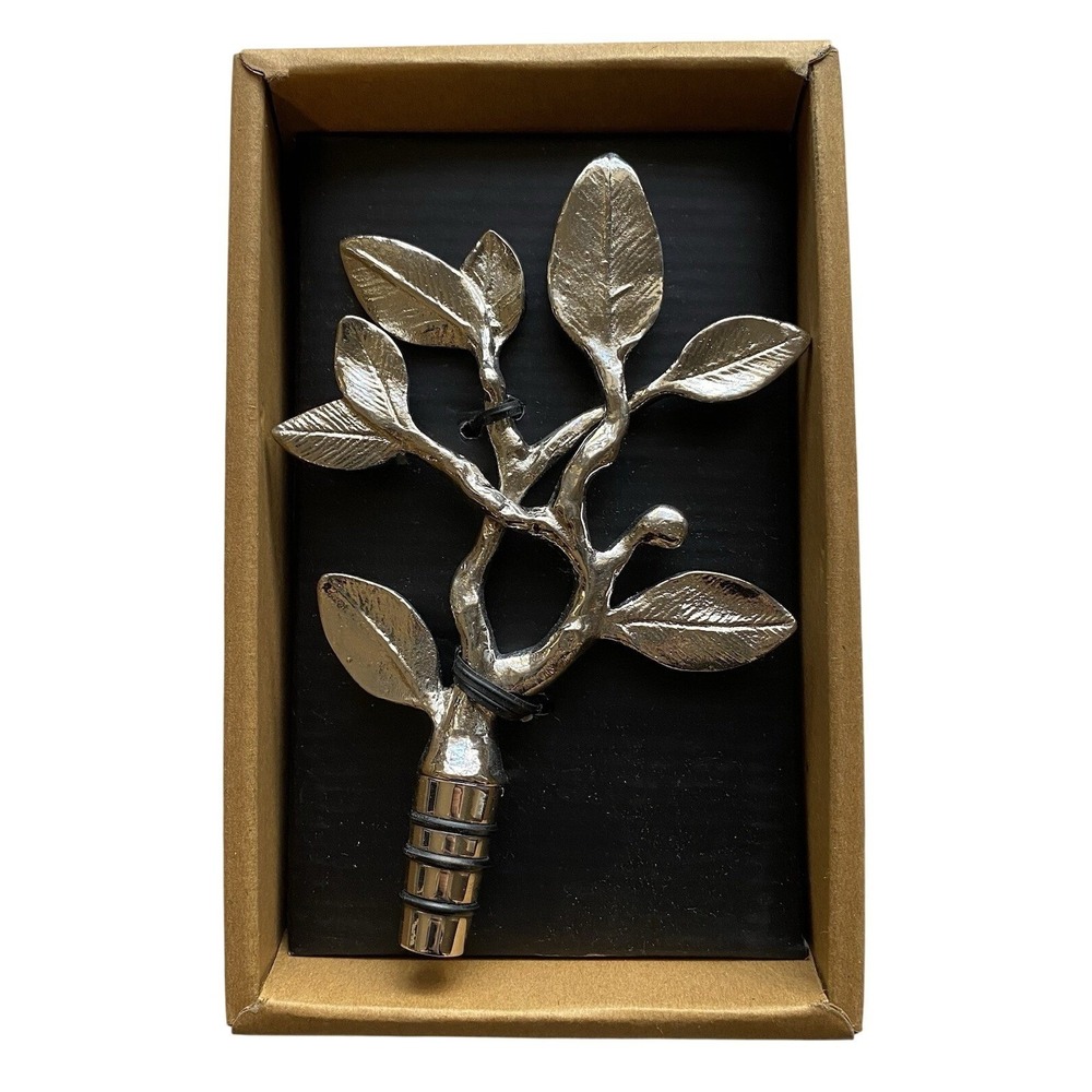 Michael Aram‎ Sleepy Hollow Wine Stopper 7x5 Inch Handmade New In Box